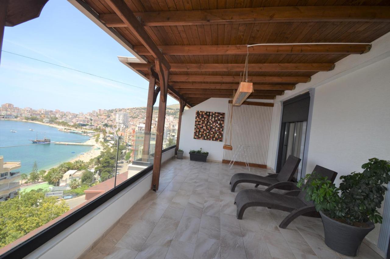Luxury Penthouse B&E Leilighet Sarandë Eksteriør bilde