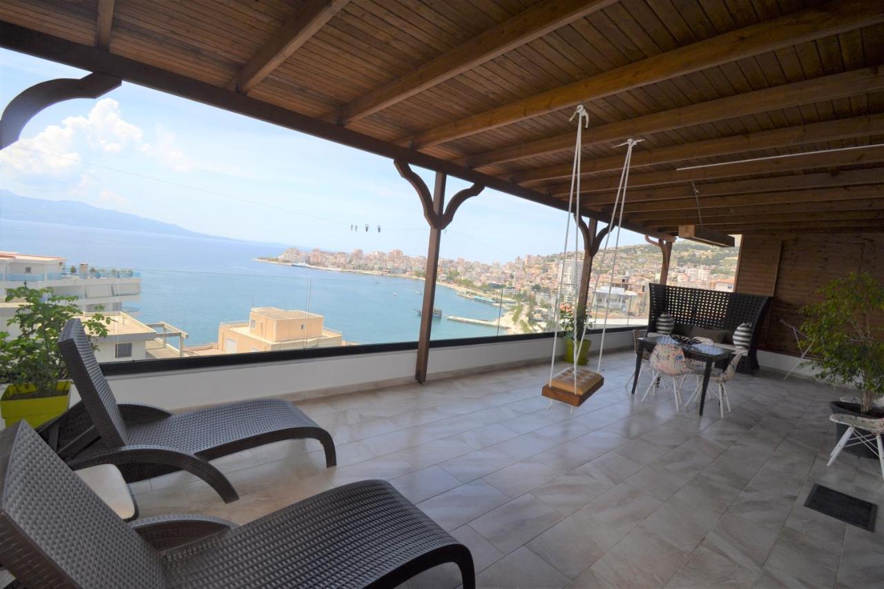 Luxury Penthouse B&E Leilighet Sarandë Eksteriør bilde