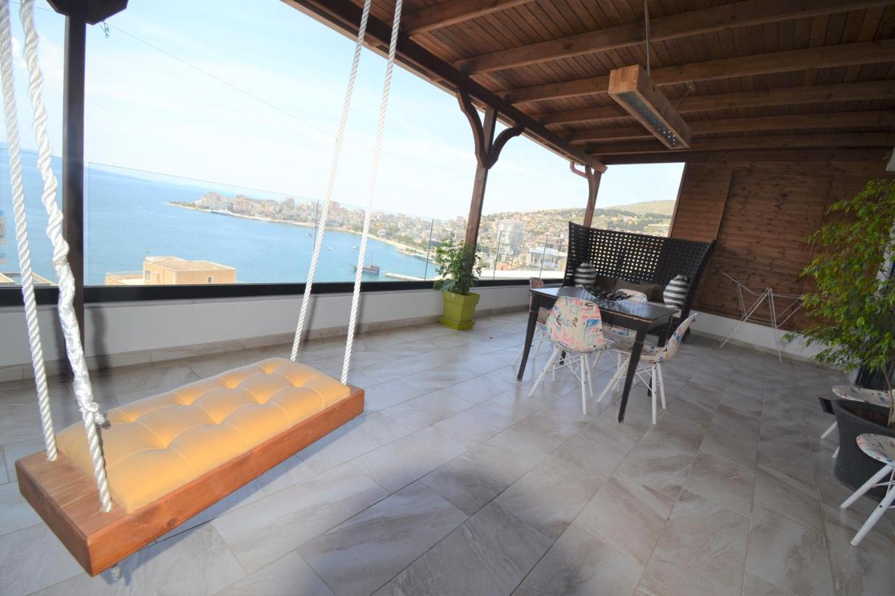 Luxury Penthouse B&E Leilighet Sarandë Eksteriør bilde