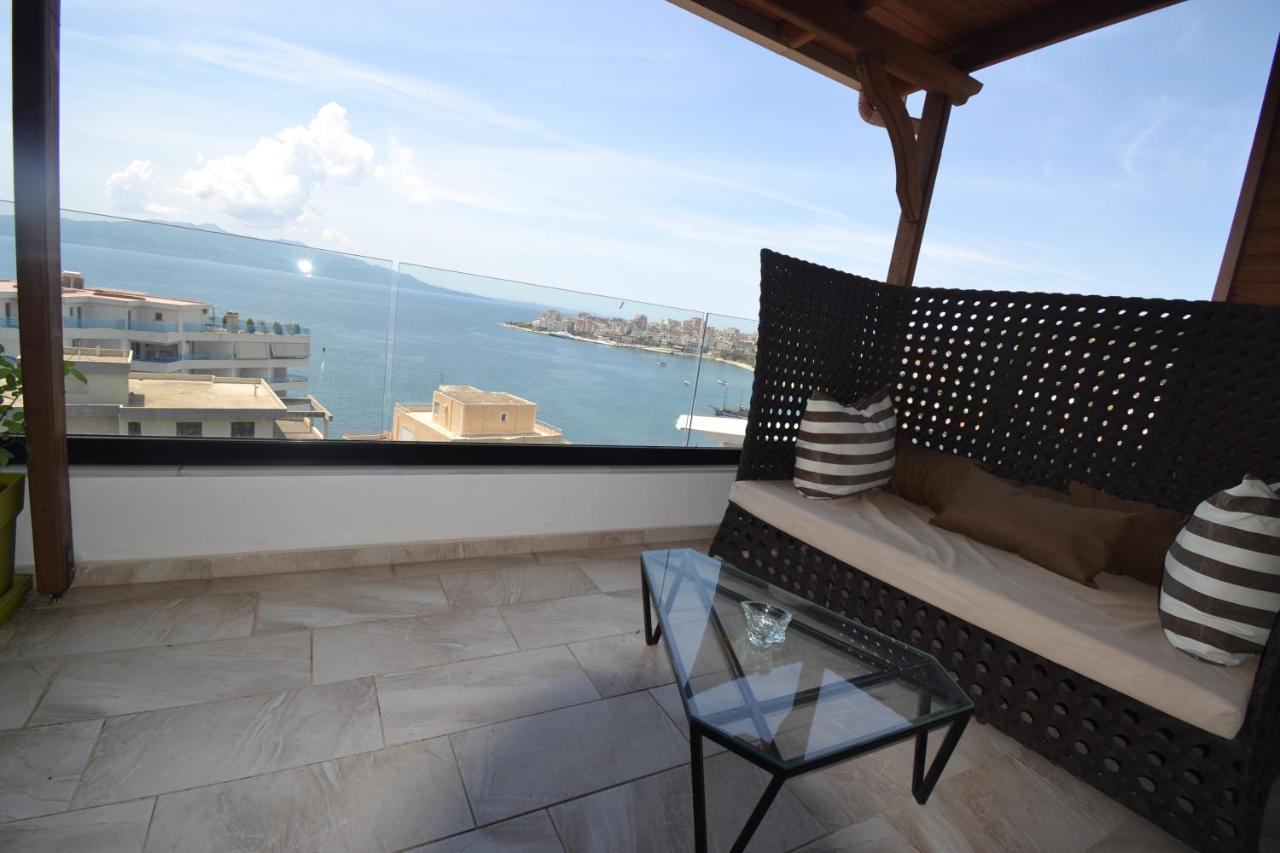 Luxury Penthouse B&E Leilighet Sarandë Eksteriør bilde